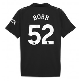 Manchester City Oscar Bobb #52 Borta Kläder 2025-26 Kortärmad